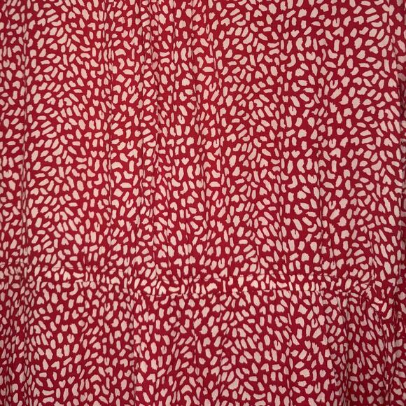 Talbots Plus Button-Front Abstract Dot Viscose Dress 2-3XL - Picture 4 of 6